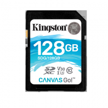金士顿（Kingston）SD存储大卡 高速佳能相机单反微单内存卡 class10 U3 V30 128G(SDHC读取90M/s 写入45M/s）