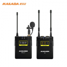 麦拉达 WM12 手机直播无线麦克风电脑录音领夹式小蜜蜂收音器单反相机摄像机采访话筒 WM12一拖一