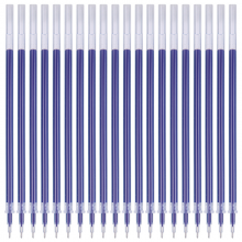  晨光(M&G)文具蓝色0.5mm全针管中性笔芯 签字笔替芯 经典水笔芯 20支装AGR640K0