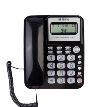 晨光（M&G）AEQ96755 有线固定电话机座机固话座式家庭办公 黑色