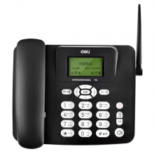 得力 电话机770来电显示办公家用电话机/固定电话/座机（黑）