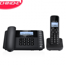 中诺HWDCD6238(10)P/TSD 无绳电话机座机  办公家用数字固定电话 W168型 一拖一黑色