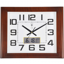北极星6811 20英寸木纹色经典款钟表挂钟 