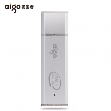 爱国者（aigo） 电脑高速U盘 USB3.0 小巧便携闪充金属亮银优盘U320 银色 128G