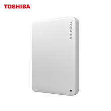东芝(TOSHIBA) 1TB USB3.0 移动硬盘 北极熊B2 2.5英寸 兼容Mac 轻薄便携 稳定耐用 高速传输 爆款 优雅白