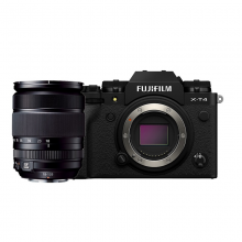 富士（FUJIFILM）X-T4/XT4 微单相机 套机（18-135mm镜头) 2610万像素 五轴防抖 视频强化 续航增强 黑色