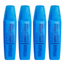 晨光MG2150 荧光笔单头彩色标记记号笔 蓝色 