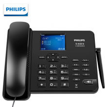 飞利浦（PHILIPS）插卡电话机 移动/联通固定插卡 自动录音座机 中文菜单 CORD890 黑色普通版