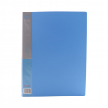 益而高（EaGLE）A4强力夹文件夹 大容量试卷资料夹 档案夹板 文件收纳办公用品 单个装 蓝色 9121