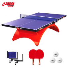 红双喜DXBC003-1 大彩虹乒乓球桌室内乒乓球台比赛乒乓球案子(赠高档网架/球拍/三星乒球）