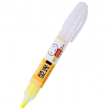 晨光 MF5301 香味荧光笔 米菲粗头标记笔  黄色 单支装