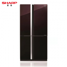 夏普(SHARP) 605升冰箱原装进口 PCI净离子群技术 双变频十字四门冰箱SJ-GX79F-R 倾慕红