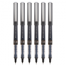 晨光(M&G)文具0.38mm黑色中性笔 速干直液式签字笔 全针管水笔 12支/盒ARP58101
