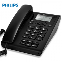 飞利浦（PHILIPS）CORD108 电话机座机 固定电话 办公家用 免电池 来电显示 免提通话