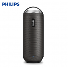 飞利浦(PHILIPS)BT6000 便携式无线蓝牙音箱 运动户外防水音响 免提通话/NFC功能 黑色