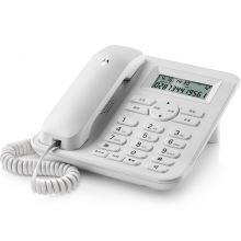 摩托罗拉（Motorola)电话机 CT310 家用固定座机 来电显示 免提时尚办公有线电话 CT410白色