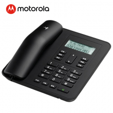 摩托罗拉(Motorola)电话机座机固定电话 办公家用 来电显示 免电池 大屏幕CT310C(黑色)