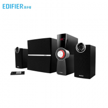 漫步者（EDIFIER） C2XB 外置功放 2.1声道多媒体蓝牙音箱 桌面音响电脑音箱 黑色