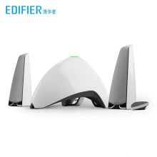 漫步者（EDIFIER） E3360BT多媒体2.1声道蓝牙音箱有线无线双模式电脑低音炮音响 典雅白