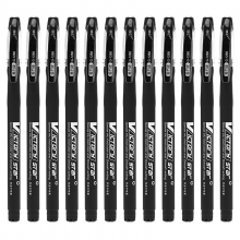 金万年（Genvana） G-1268 0.38mm黑色（12支装）磨砂笔杆全针管中性笔 签字笔 水笔