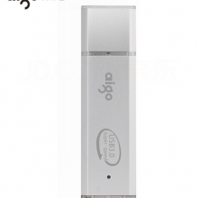 爱国者（aigo） 电脑高速U盘 USB3.0 小巧便携闪充金属亮银优盘U320 银色 16G