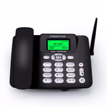 中诺C265 插卡电话机 家用办公无线固话GSM移动/电信插SIM卡录音座机 C265电信录音版 黑色