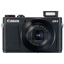 佳能PowerShot G9 X Mark II G9X2 数码相机 黑色（2010万有效像素 28-84mm变焦）Vlog相机视频