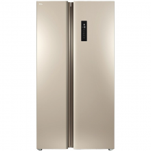 TCL 509升风冷无霜对开门电冰箱电脑控温流光金 金色BCD-509WEFA1 纤薄对开门冰箱