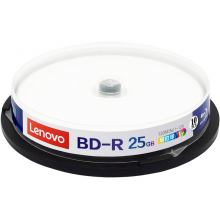 联想BD-R 蓝光可打印刻录盘 6-12速25GB 桶装10片