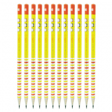 晨光MF3200 HB木杆铅笔 米菲系列儿童绘图画画铅笔(包装颜色随机) 12支