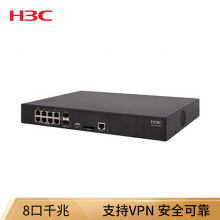 华三WX2560H 新一代企业级核心多业务无线控制器支持双线路由VPN及光纤接口 （含8AP授权）