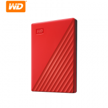 西部数据WDBYVG0020BRD 2TB USB3.0移动硬盘My Passport随行版 2.5英寸 红色(密码保护 自动备份)