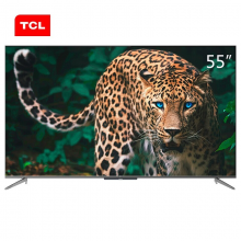 TCL 55P68 55英寸 4K超高清全面屏智能语音免遥控 超薄液晶网络电视机 