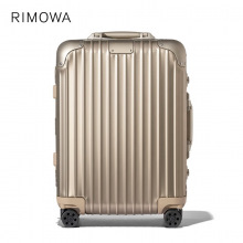 日默瓦 铝镁合金 20寸金属登机旅行箱拉杆行李 钛金色 20寸 