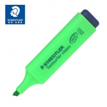 施德楼（STAEDTLER）荧光笔办公记号笔高光笔划重点标记笔 364-5绿色单支装