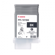 佳能（Canon）PFI-101BK 原装黑色墨粉盒 （适用于IPF6110/6100/6000S/5100/5000/5110机型） 130ml