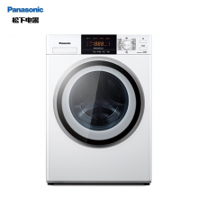 松下(Panasonic)滚筒洗衣机 8公斤Bldc稀土永磁电机 超薄机身 门窗自洁 健康除菌洗轻声 XQG80-N80WY