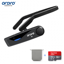 欧达（ORDRO）EP5智能头戴式运动摄像机蓝牙耳机高清户外照相机骑行记录仪防抖拍照快手抖音小视频直播