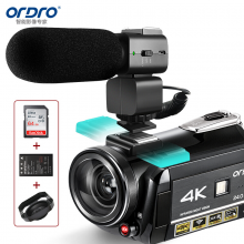 欧达（ORDRO）AC3高清4K摄像机数码DV专业数字摄录一体机夜视30倍变焦6轴增强防抖APP家用旅游直播