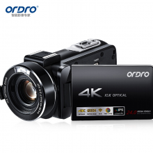 欧达（ORDRO）AC7摄像机4K超高清DV专业数字摄录一体机1200倍动态变焦10倍光学变焦增强6轴防抖