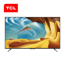  TCL 75V6 75英寸 4K超高清电视 AI声控超薄智慧屏 2+16GB 智能液晶平板电视机