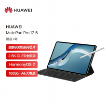 华为HUAWEI MatePad Pro 12.6 2021 鸿蒙HarmonyOS麒麟9000E OLED全面屏平板8+256GB WIFI夏日胡杨 键盘+笔+皮套+耳机