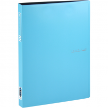 金得利AF713 长力文件夹 高质感加厚资料文件夹板子 蓝色1个装 