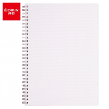 齐心（Comix）B5/160页(80张)线圈本文具笔记本子记事本日记本 单本装 白色 C7102