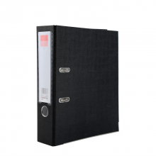 齐心A106N 标准型欧式快劳夹文件夹 档案盒 资料夹 A4 打孔夹55mm 黑色