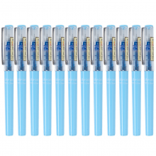 白雪(snowhite)可换笔芯直液笔速干走珠笔中性笔考试专用笔学生用中性笔巨能写x88针管型可替芯0.38mm蓝色