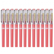 白雪x88 针管型可换笔芯 直液笔速干走珠笔中性笔考试专用笔学生用中性笔巨能写x88针管型可替芯0.38mm红色
