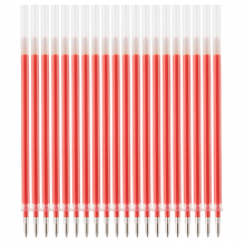 广博ZX9T09 中性笔笔芯 红色碳素笔替芯 20支中性笔芯 盒装 红