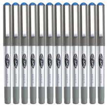齐心RP601 蓝色直液式走珠笔中性笔 