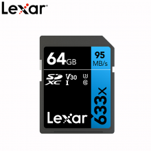 雷克沙（Lexar） SD卡64G 633X 95M/S U3 摄像单反相机内存卡